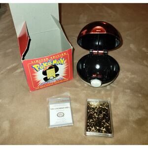 1999 Pokemon Charizard 23k Gold Plated Card Burger King Promo COMPLETE w/ Box CO